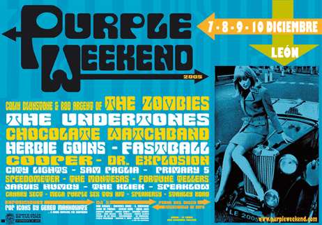 Cartel del Purple Weekend