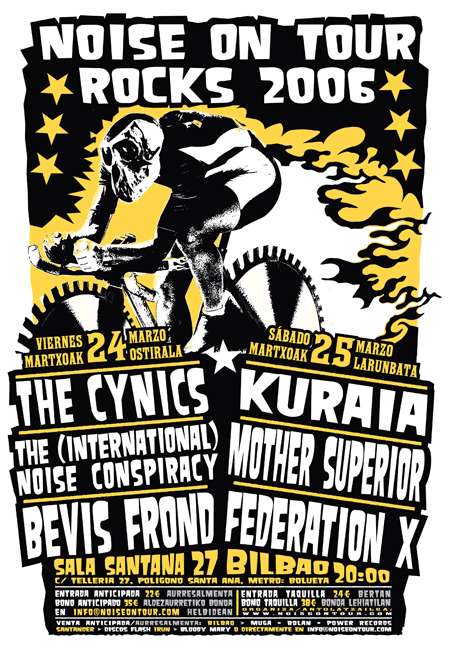 Cartel del festival Noise on tour