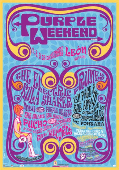 Cartel del festival Purple Weekend 2006