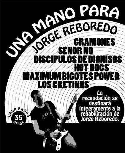 Cartel festival Una mano para Reboredo