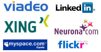 redes sociales - ensalada de logos
