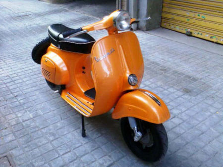 La vespa al detalle