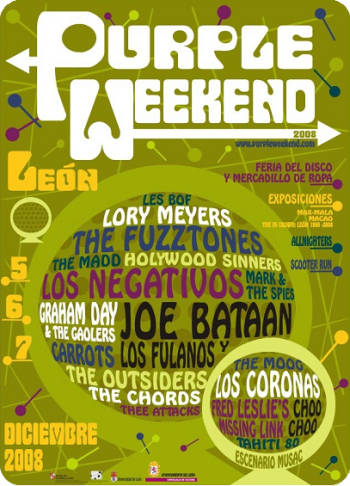 Cartel del Purple Weekend 2008