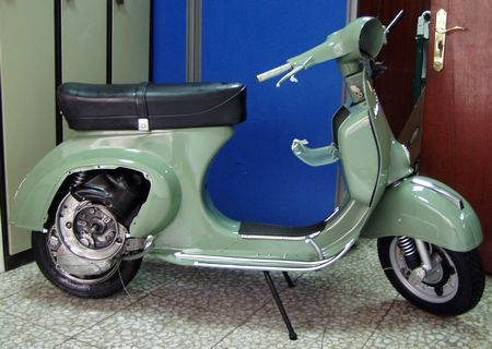 Vespa - Carrocería preparada y motor montado